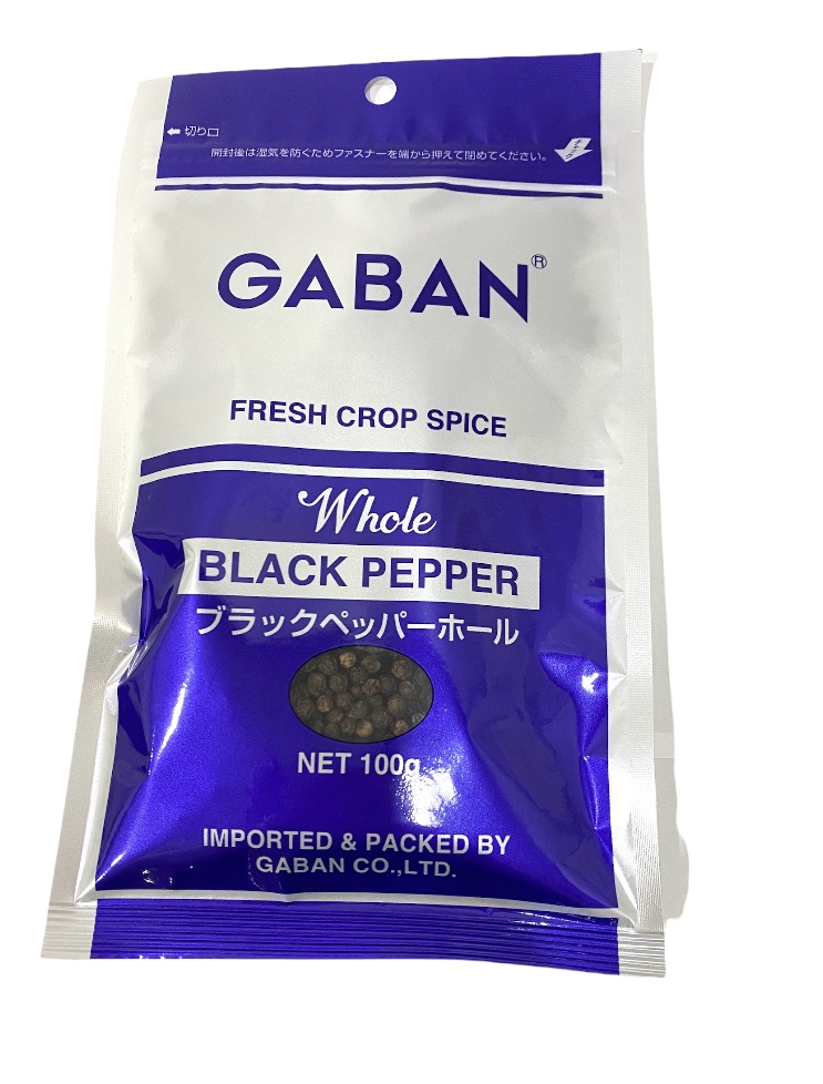 市場 ギャバン Gaban ブラックペッパーホール 肉料理 100g