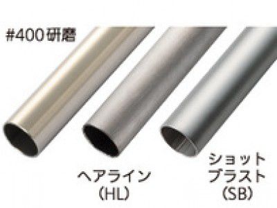マツ六 1860-5101 FR 32ステンアクアレール手摺り棒 SUS304 オールステンパイプ 4m #400みがき上げる [風呂場・屋内・室外用]
