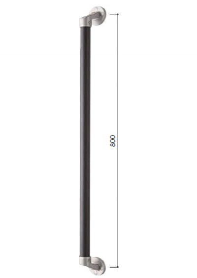 FR マツ六 BJ-66PC フリーRレールI型ハンド チョコレート 800mm