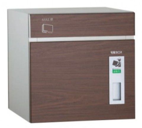 宅配ポスト 郵便受けCOLDIA コルディア80 ウォールナット 左開き 後出しタイプ UNISON ユニソン