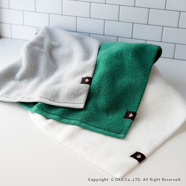 Imabari 棉花糖觸感 PLYSwill 面巾，約 34 x 77 公分（可愛嬰兒禮物，簡約時尚，蓬鬆柔軟，吸水性強，色彩鮮豔的運動毛巾，美國製造，100% 純棉，適合敏感肌膚，可持續，日本製造）