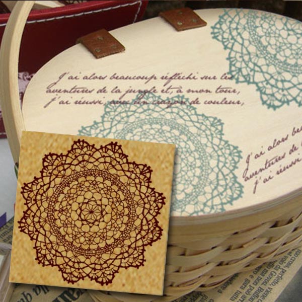 楽天市場】スタンプ 大きなナチュラルドイリー B6060D-N レース