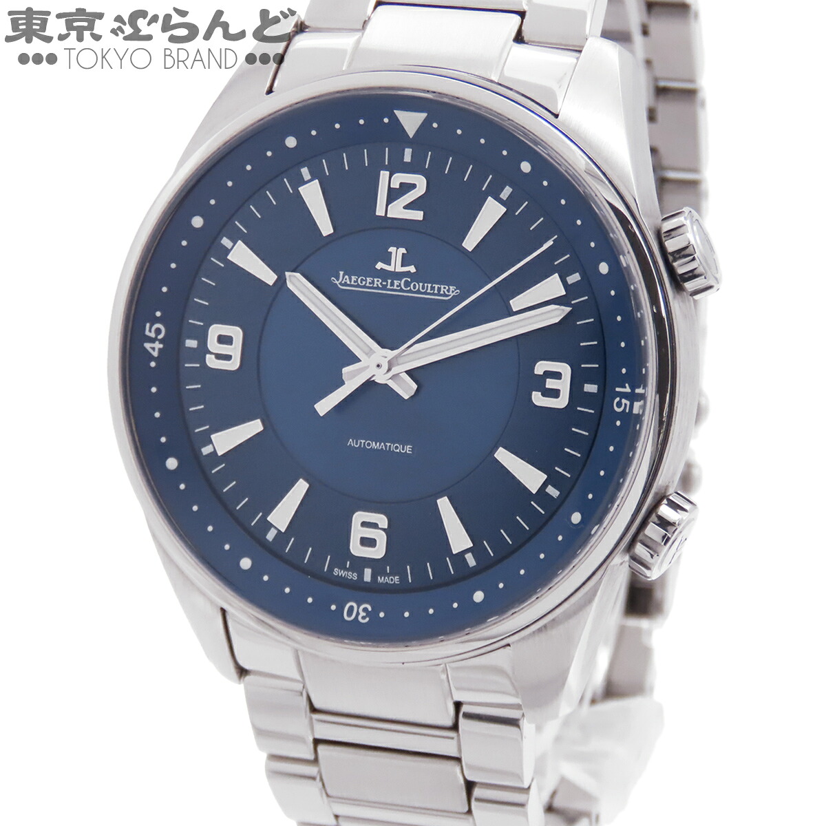 【中古】【3年保証】【返品可】ジャガー・ルクルト JAEGER-LECOULTRE ポラリスオートマティック メンズ 腕時計 自動巻 SS ブルー 841.8.37.S Q9008180 [送料無料]【ポイント5倍●4.7 18時～4.11】 101860907