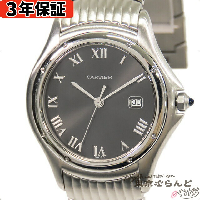 CARTIER パンテール クーガー SS YG レディース美品 楽天市場】Cartier カルティエ パンテールクーガ SS/YG