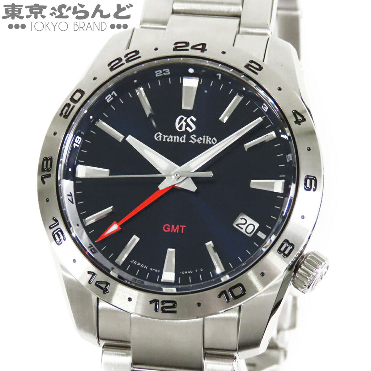 【中古】【3年引き受ける】【返品可】セイコー SEIKO 地べたセイコー メンズ ウォッチ 石英 SS GMT 運動競技寄せあわせ 箱付き添い人 青色 SBGN029 9F86-0AK0 [貨物輸送無料]【尖んがり5倍●5.30～6.11 1:59】 101871329
