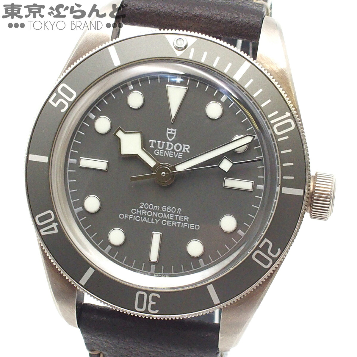 【中古】【3年保証】【返品可】チューダー TUDOR ブラックベイ58 メンズ 腕時計 自動巻 SV925 レザー グレー 79010SG [送料無料]【ポイント7倍●7.16～7.27】 101851147｜東京ぶらんど時計館