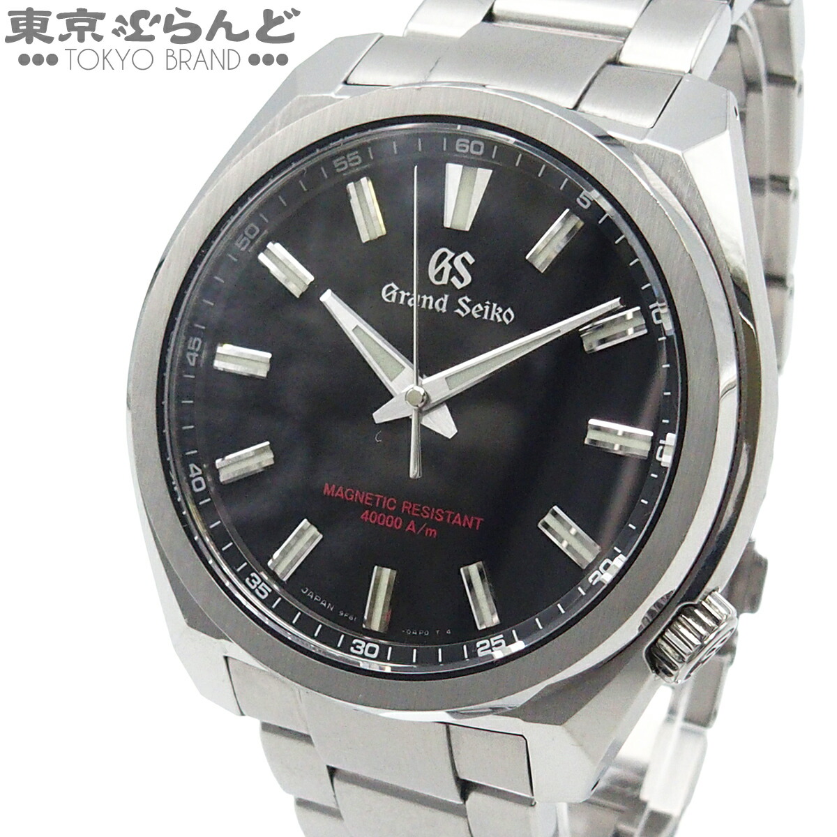 【中古】【3年保証】【返品可】セイコー SEIKO グランドセイコー メンズ 腕時計 クォーツ ステンレススチール スポーツコレクション ブラック SBGX343 9F61-0AN0 [送料無料] 101840350
