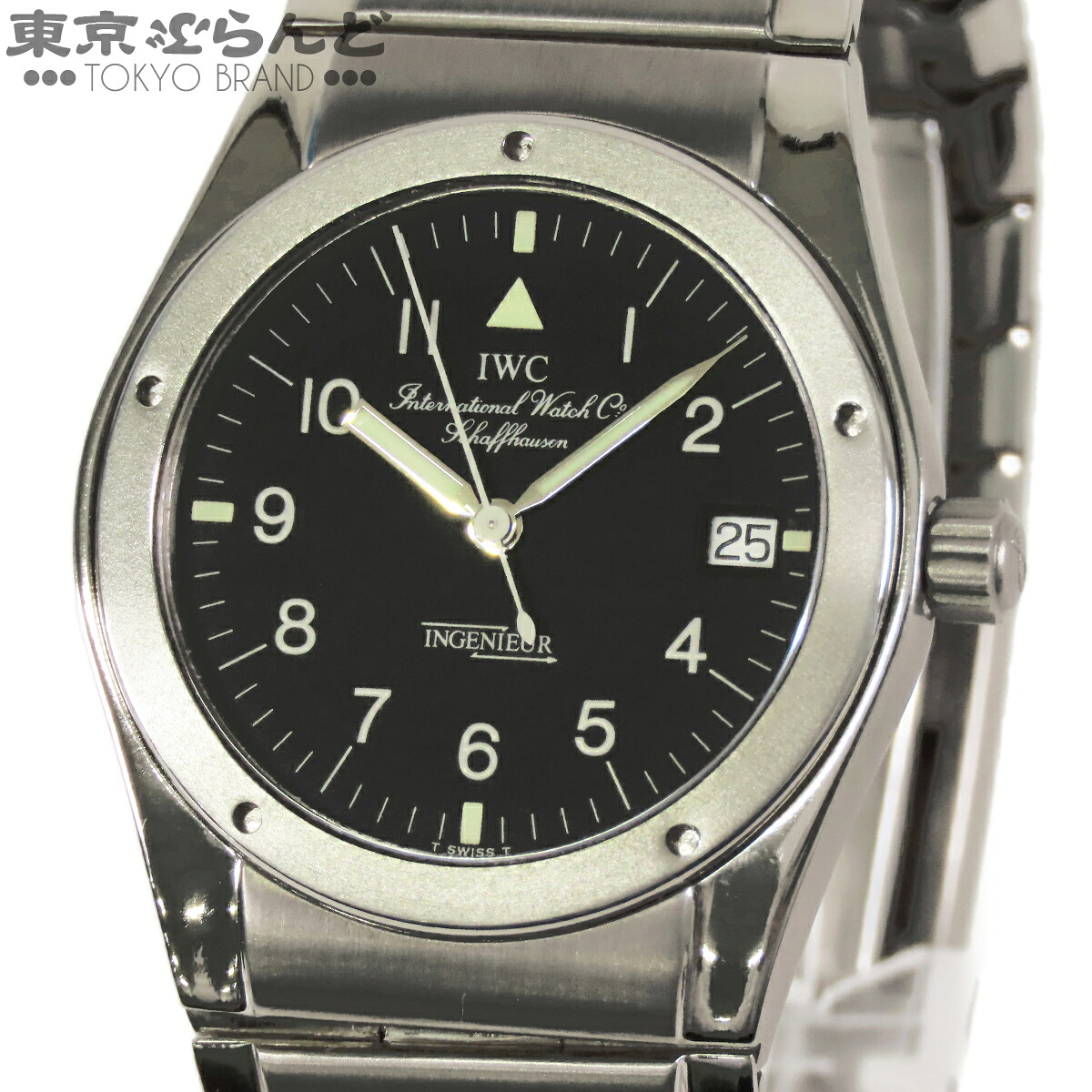 【中古】【3年保証】【返品可】IWC International Watch Company インヂュニア ユニセックス 腕時計 クォーツ チタン ブラック IW336001 [送料無料]【ポイント5倍●4.14～4.27】 101852861 229,900円