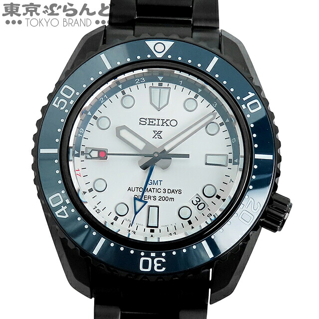 【中古】【3年保証】【返品可】セイコー プロスペックス メンズ 腕時計 自動巻 大谷翔平2025年モデル GMT 500本限定 箱保付 シルバー SBEJ025 6R54-00K0 展示未使用 [送料無料] 101839170