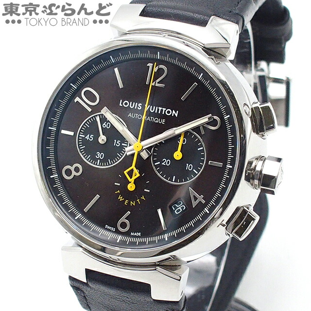 【3年保証】【中古】【返品可】ルイヴィトン LOUIS VUITTON タンブール トゥエンティ メンズ 腕時計 自動巻 ステンレススチール モノグラムキャンバス 200本限定 ブラウン QA1740 [送料無料]【ポイント3倍●4.14～4.27】 101833183 1,023,000円