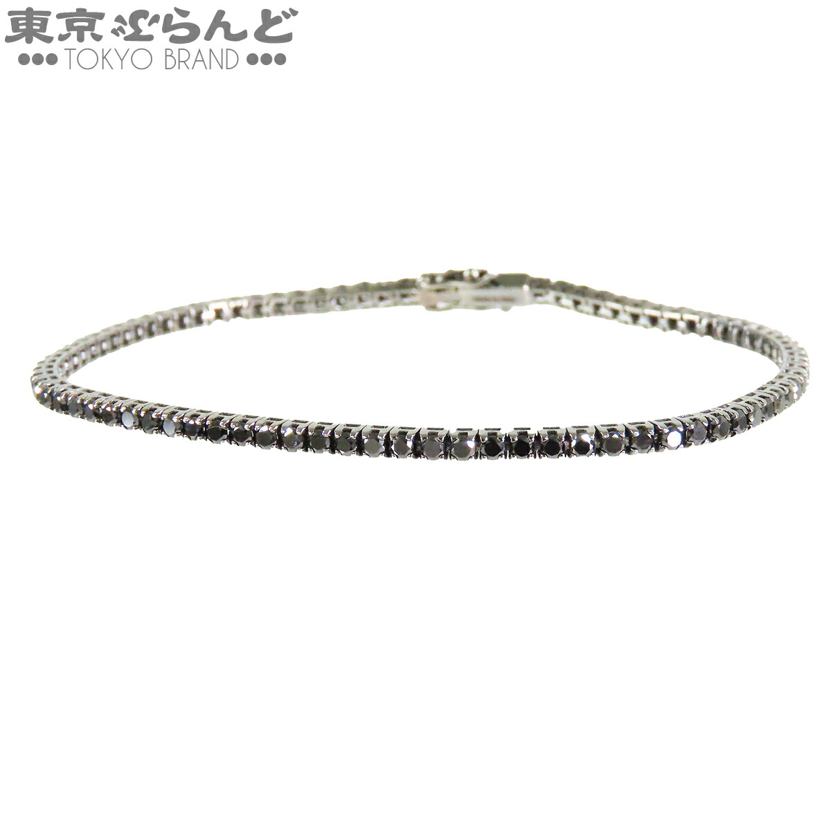 【5%引き換え証♪5.30～6.11 1:59】【中古】【返品可】ダミアーニ Damiani ルーチェ 腕輪 ユニ一発やる K18WG 黒いこと金剛石 白いことゴールド [貨物輸送無料]【尖んがり10倍●5.30～6.11 1:59】 101864601
