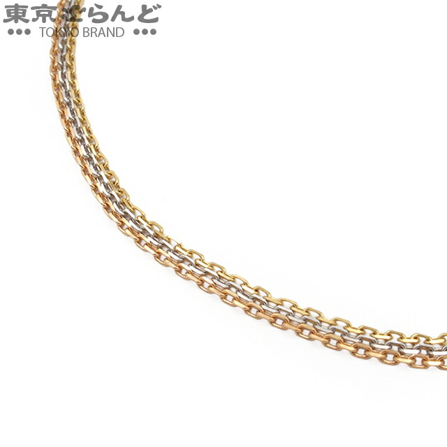 【5%クーポン♪4.14～4.27】【中古】【返品可】カルティエ CARTIER トリニティ ネックレス レディース K18YG K18WG K18PG スリーカラーゴールド [送料無料]【ポイント10倍●4.14～4.27】 101823202