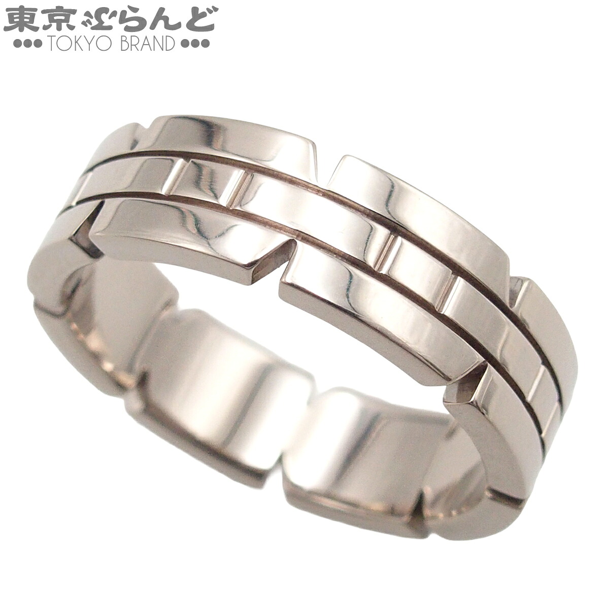 【中古】【返品可】カルティエ CARTIER タンクフランセーズ メンズ K18WG 18.5号相当 59 リング・指輪 ホワイトゴールド 仕上済 [送料無料]【ポイント12倍●7.16～7.27】 101853002｜東京ぶらんど