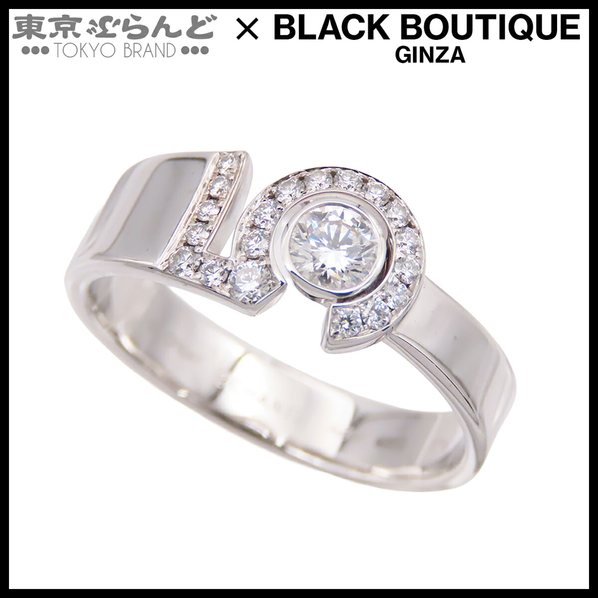 【中古】【返品可】シャネル CHANEL エターナル シャネル N°5 リング ユニセックス K18WG ダイヤモンド 21号相当 ホワイトゴールド 仕上済 [送料無料] 101853403