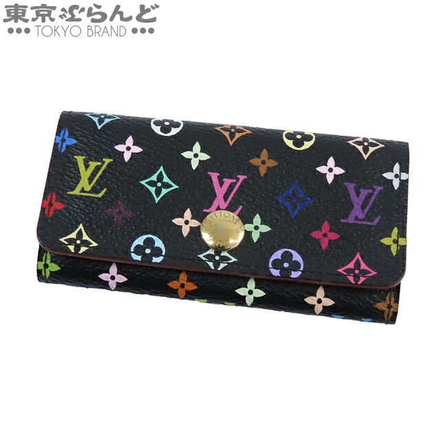 【美品】ルイヴィトン　キーケース　ミュルティクレ4 マルチカラー　ノワール imgrc0078337219.jpg