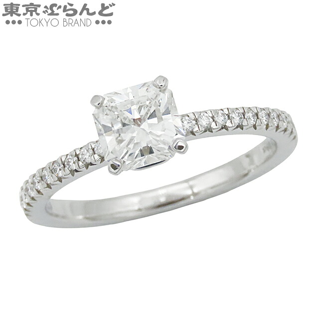 【5%クーポン♪4.4～4.11】【中古】【返品可】ティファニー TIFFANY&Co. トゥルー リング プラチナ Pt950 ダイヤモンド 11号相当 D0.85ct d0.09ct 指輪 レディース 仕上済 [送料無料]【ポイント5倍●4.4～4.11】 101813607