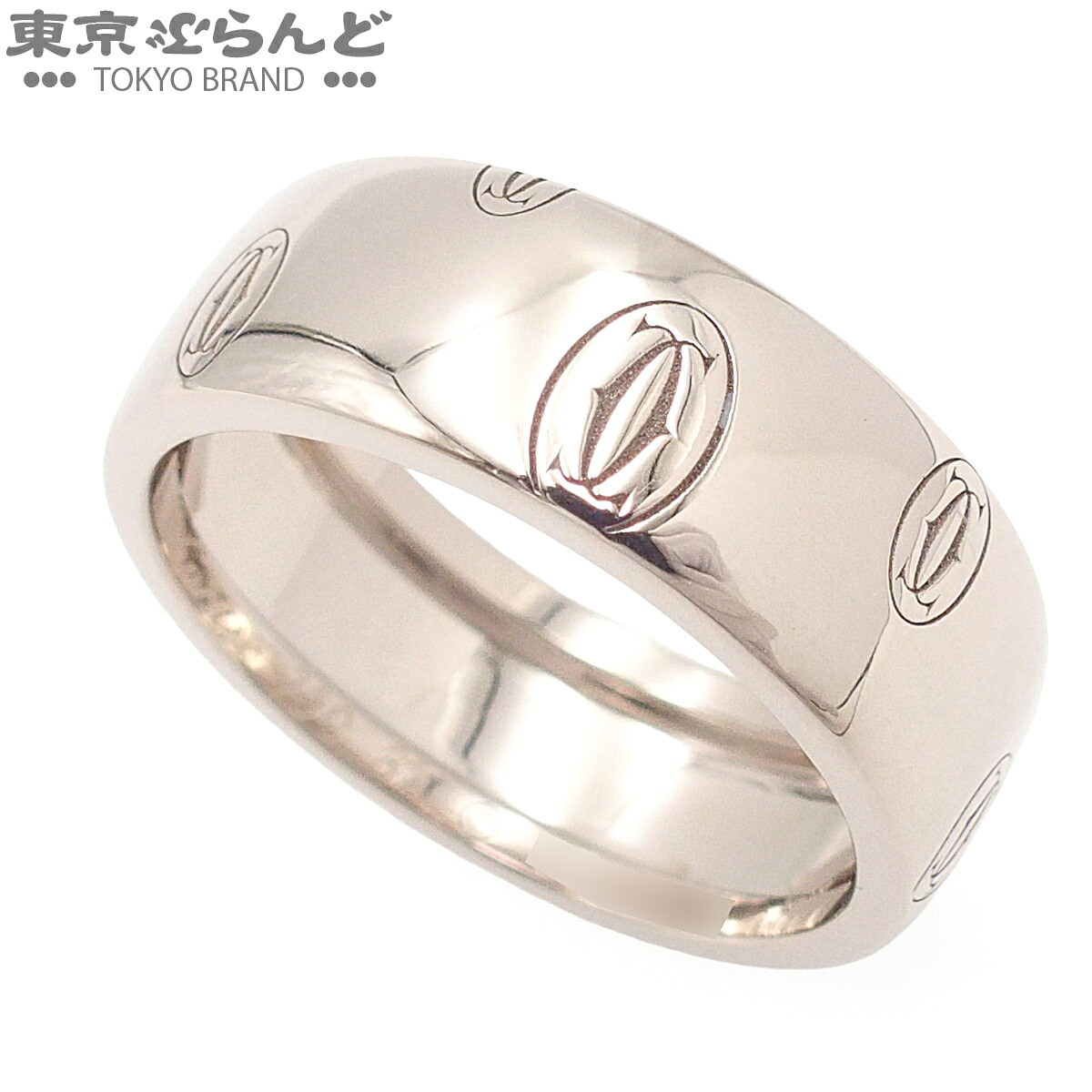 【中古】【返品可】カルティエ CARTIER 心うれしい誕生日 輪っか ユニ一発やる K18WG ラージモデル LM 21.5号好いかげんに #62 指環 白いことゴールド 仕上済 [貨物輸送無料]【尖んがり5倍●5.30～6.11 1:59】 101857607