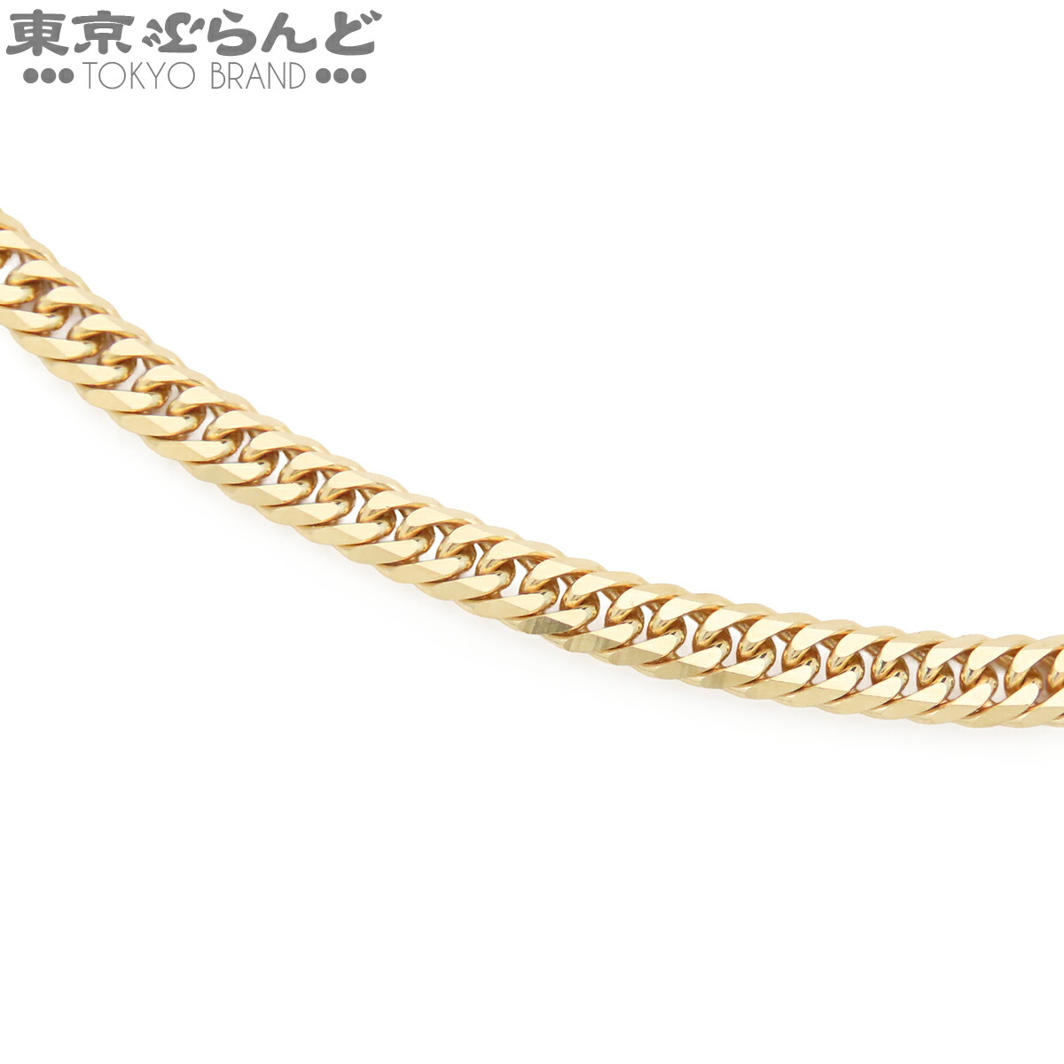 【中古】【返品可】喜平 キヘイ K18YG 6面ダブル W 50cm 幅3.4ｍｍ 20.1g 造幣局検定刻印 チェーン イエローゴールド [送料無料] 101848608
