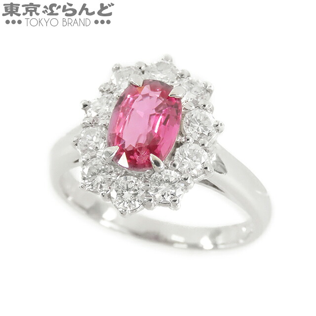【ソーティング付】【5%クーポン♪4.14～4.27】【中古】【返品可】サファイア リング プラチナ Pt850 ピンクサファイヤ ダイヤモンド 1.24ct 0.85ct 11.5号相当 リング・指輪 レディース[送料無料]【ポイント5倍●4.14～4.27】 241100075408 118,595円