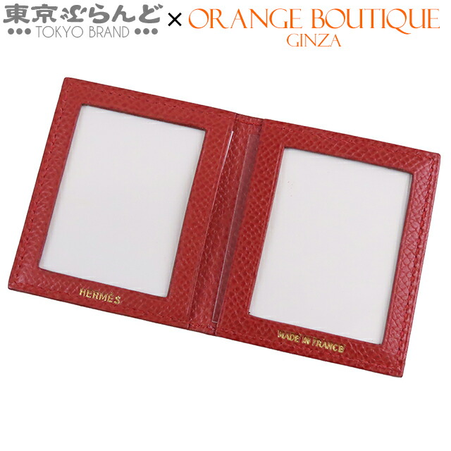 楽天市場】エルメス HERMES フォトケース レザー ブラック ユニ