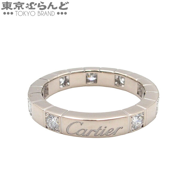 【中古】【返品可】【超オススメアイテム！Δ】カルティエ CARTIER ラニエール レディース K18WG ダイヤモンド ハーフダイヤ 9号相当 49 リング・指輪 ホワイトゴールド 仕上済 [送料無料]【ポイント15倍●7.16～7.27】pdw 101821014｜東京ぶらんど