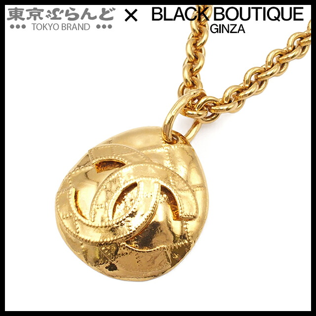 【5%クーポン♪4.4～4.11】【中古】【返品可】シャネル CHANEL ロング ネックレス レディース メタル ココマーク マトラッセ 94P ゴールド [送料無料]【ポイント5倍●4.4～4.11】 101825514