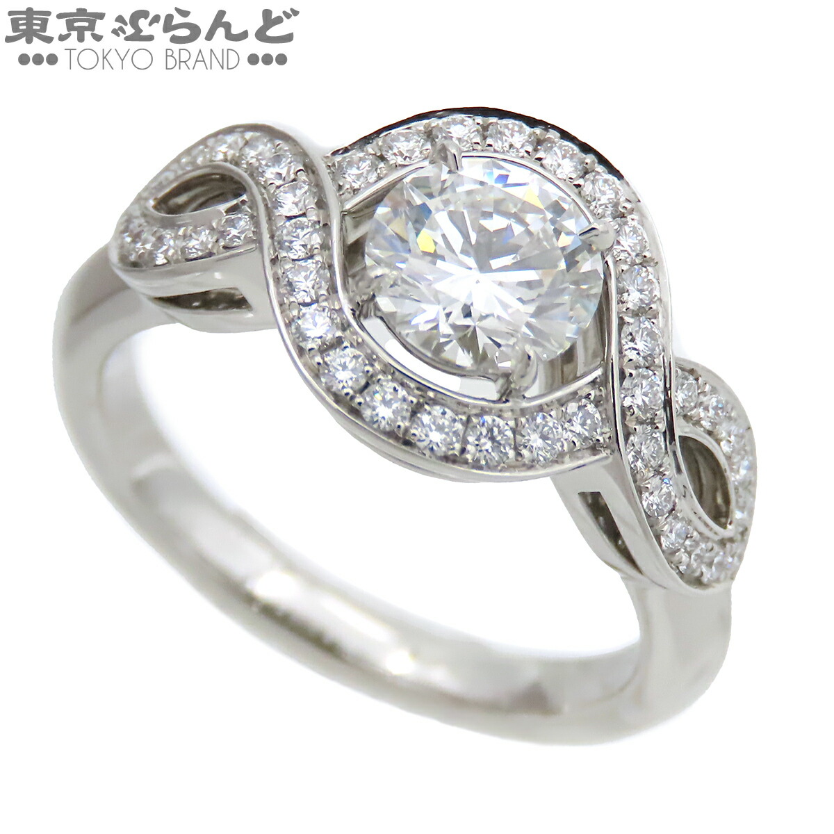 【中古】【返品可】ハリーウィンストン HARRY WINSTON リリークラスター レディース Pt950 ダイヤモンド エンゲージメントリング 0.74ct E VS2 3EX プラチナ RGDPRD007LC 8.5号相当 仕上済 [送料無料] 101853414