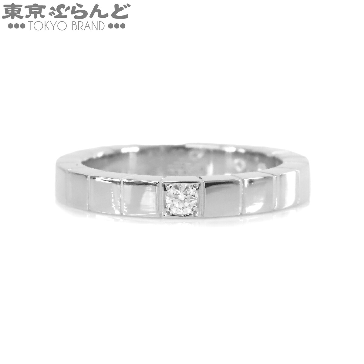 【5%クーポン♪4.14～4.27】【中古】【返品可】カルティエ CARTIER ラニエール リング レディース K18WG ダイヤモンド 10号相当 50 指輪 ホワイトゴールド 仕上済 [送料無料]【ポイント5倍●4.14～4.27】 101848415 102,850円