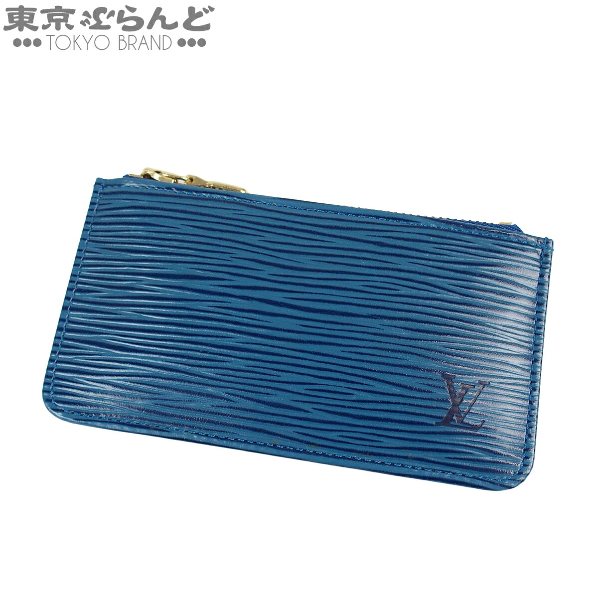 【中古】【返品可】ルイヴィトン LOUIS VUITTON ポシェット・クレ ユニセックス エピレザー コインケース 小銭入れ キーケース トレドブルー M63805 [送料無料]【ポイント15倍●7.16～7.27】 101863015｜東京ぶらんど