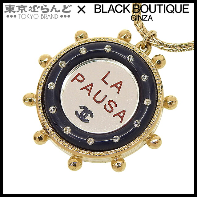 【中古】【返品可】シャネル CHANEL ラパウザ ネックレス A19C ゴールド メタル ラインストーン ネックレス レディース[送料無料] 001013916