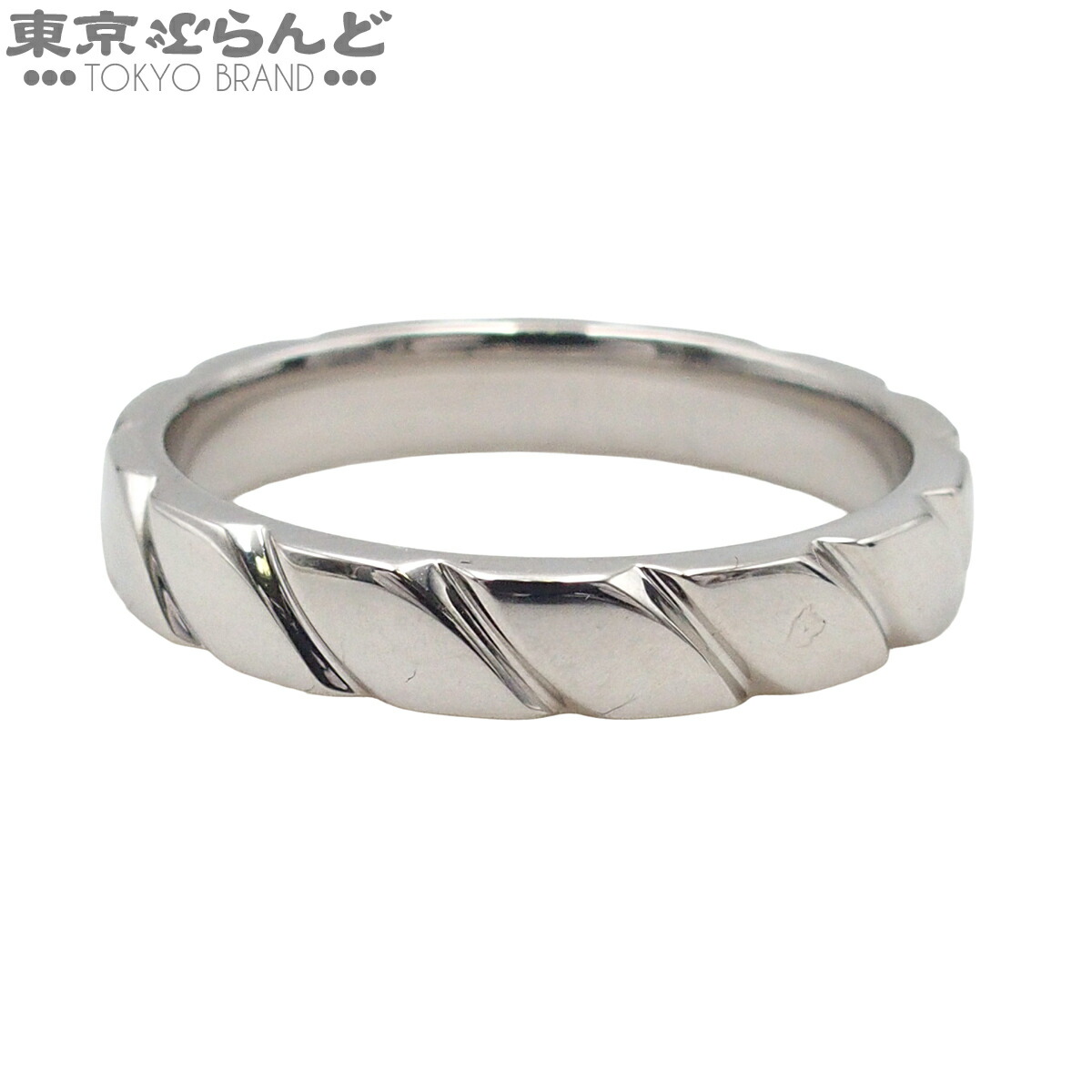 【5%クーポン♪4.4～4.11】【中古】【返品可】ショーメ Chaumet トルサード メンズ Pt950 20号相当 61 リング・指輪 プラチナ 仕上済 [送料無料]【ポイント5倍●4.4～4.11】 101842518