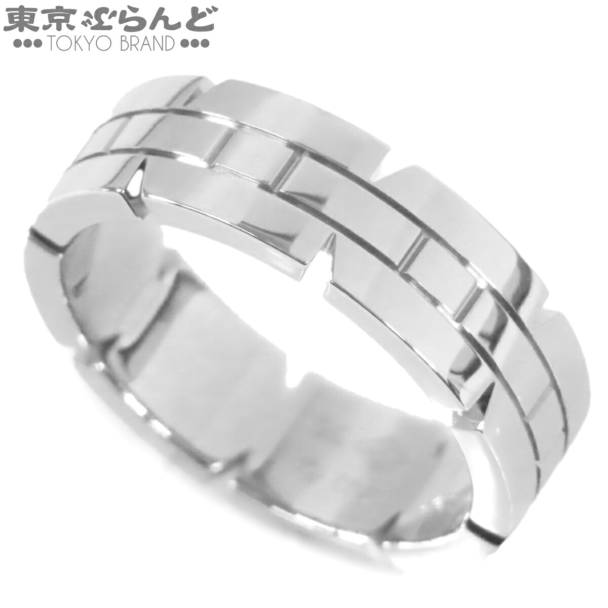 【中古】【返品可】カルティエ CARTIER タンクフランセーズ 輪っか ユニ一発やる K18WG 15号好いかげんに 白いことゴールド 仕上済 [貨物輸送無料] 101853422