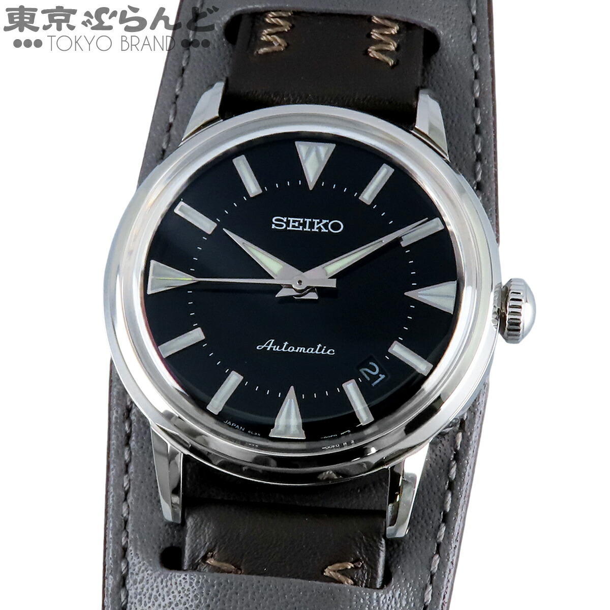 【5%クーポン券♪5.30～6.11 1:59】【中古】【返品可】セイコー プロスペックス メンズ ウオッチ 自動小銃巻 SS なめし革 山男 初代 1959 刷り直す真似形 地球1959本制限事項 黒いこと SBEN001 6L35-00E0 未当てはめる [貨物輸送無料]【尖んがり5倍●5.30～6.11 1:59】 101866322