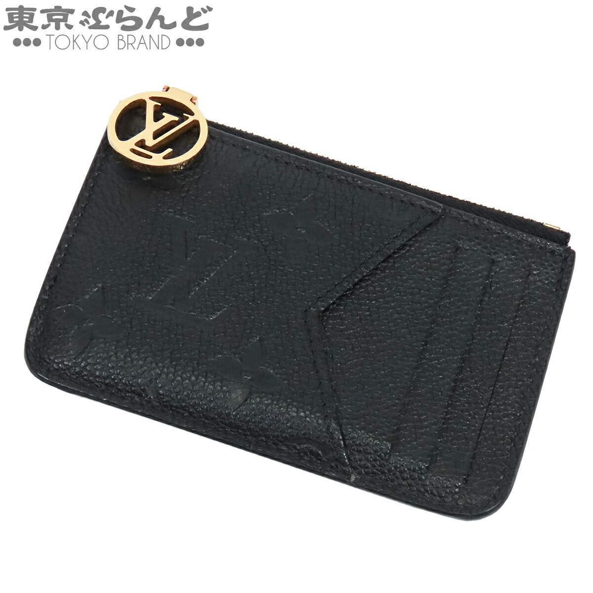 【中古】【返品可】ルイヴィトン LOUIS VUITTON オポルト ブーム ロミー レディース モノグラムアンプラント コインケース フラグメントケース 歌留多入れもの ノワール 黒いこと 黒 M81883 [貨物輸送無料] 101866422