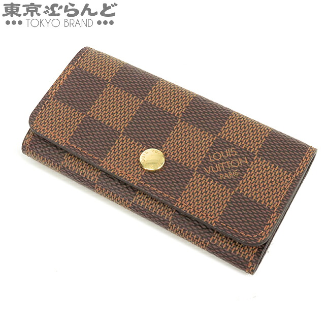【5%クーポン♪4.4～4.11】【中古】【返品可】【超オススメアイテム！Σ】ルイヴィトン ミュルティクレ4 ユニセックス ダミエキャンバス 4連キーケース エべヌ N62631 [送料無料]【ポイント10倍●4.4～4.11】pdw 101815423 16,940円