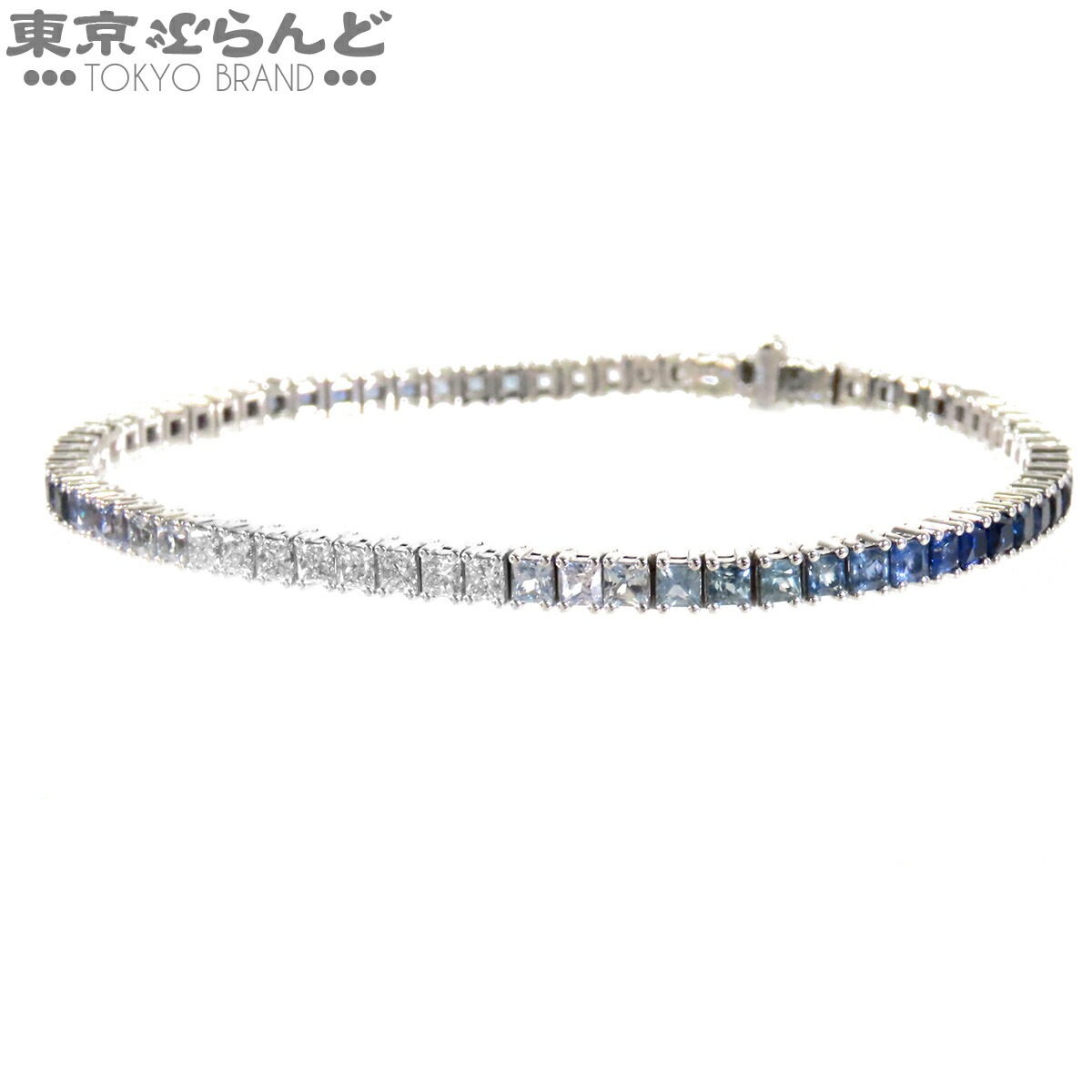 【5%クーポン♪4.6 20時～4.11】【中古】【返品可】ダミアーニ Damiani タイムレス クラッシコ・アイスバーグ ブレスレット ユニセックス K18WG サファイア ダイヤモンド ホワイトゴールド 20089680 仕上済 [送料無料]【ポイント5倍●4.6 20時～4.11】 101853124 396,000円