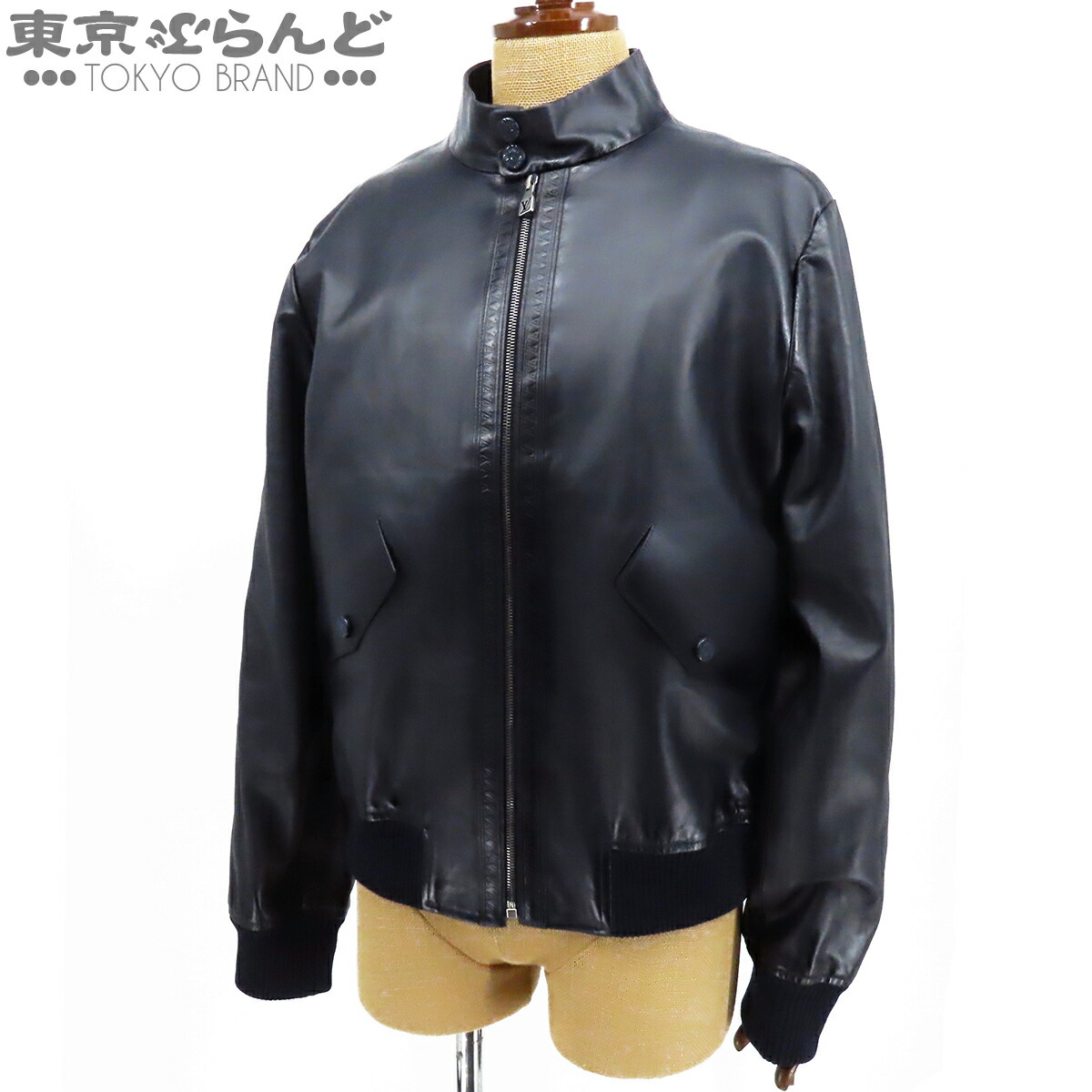 【中古】【返品可】【超オススメアイテム！Δ】ルイヴィトン LOUIS VUITTON なめし革 上衣 メンズ 牛皮 上衣 50 米国海軍 未当て嵌める [貨物輸送無料]pdw 101848225