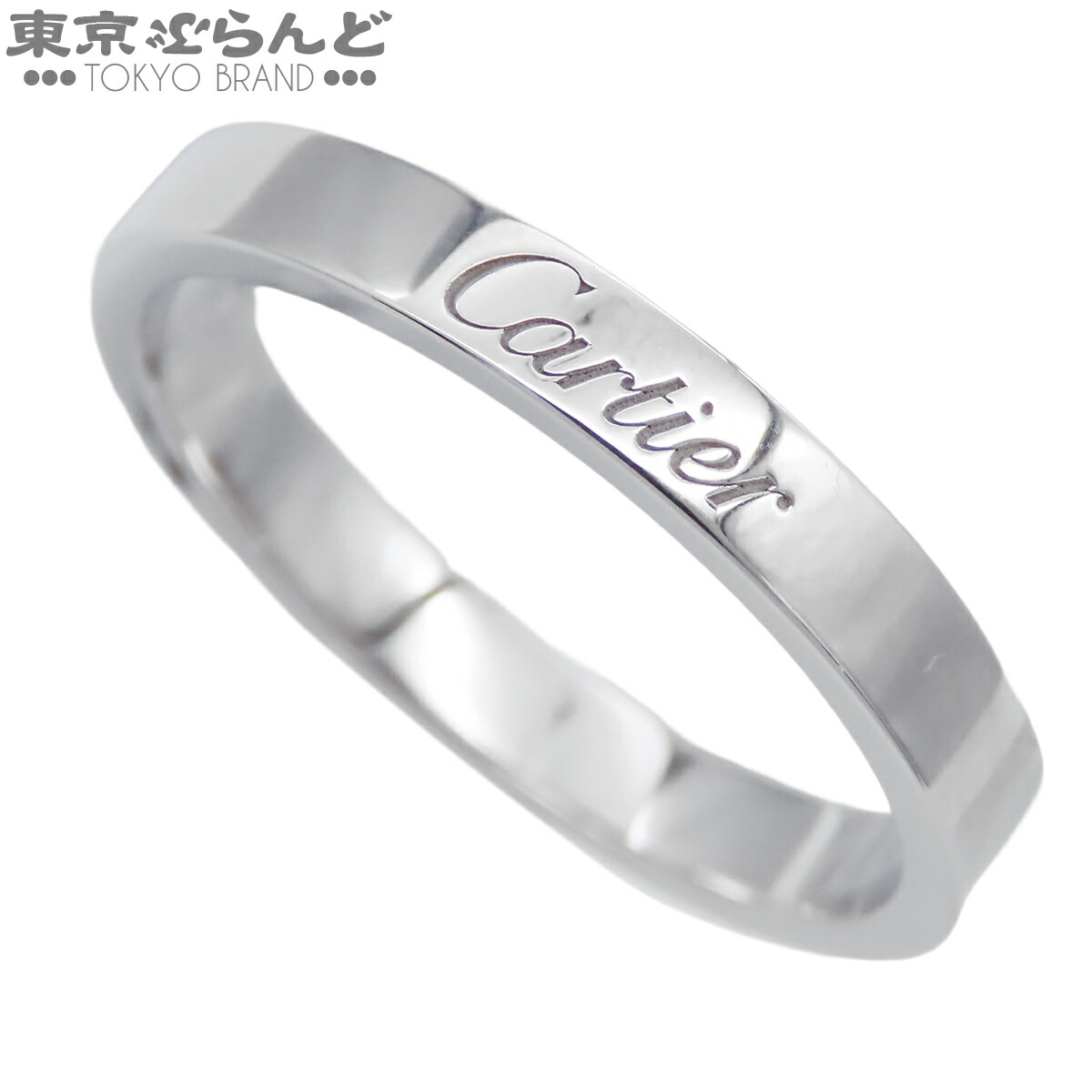 【5%クーポン♪4.14～4.27】【中古】【返品可】カルティエ CARTIER エングレーブド ウェディング リング メンズ Pt950 18.5号相当 59 指輪 プラチナ 仕上済 [送料無料]【ポイント5倍●4.14～4.27】 101853026