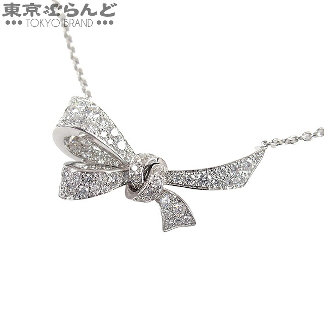 【5%クーポン♪4.4～4.11】【中古】【返品可】グラフ GRAFF ティルダズボウ レディース K18WG ダイヤモンド ネックレス ホワイトゴールド 仕上済 [送料無料]【ポイント2倍●4.4～4.11】 101813627