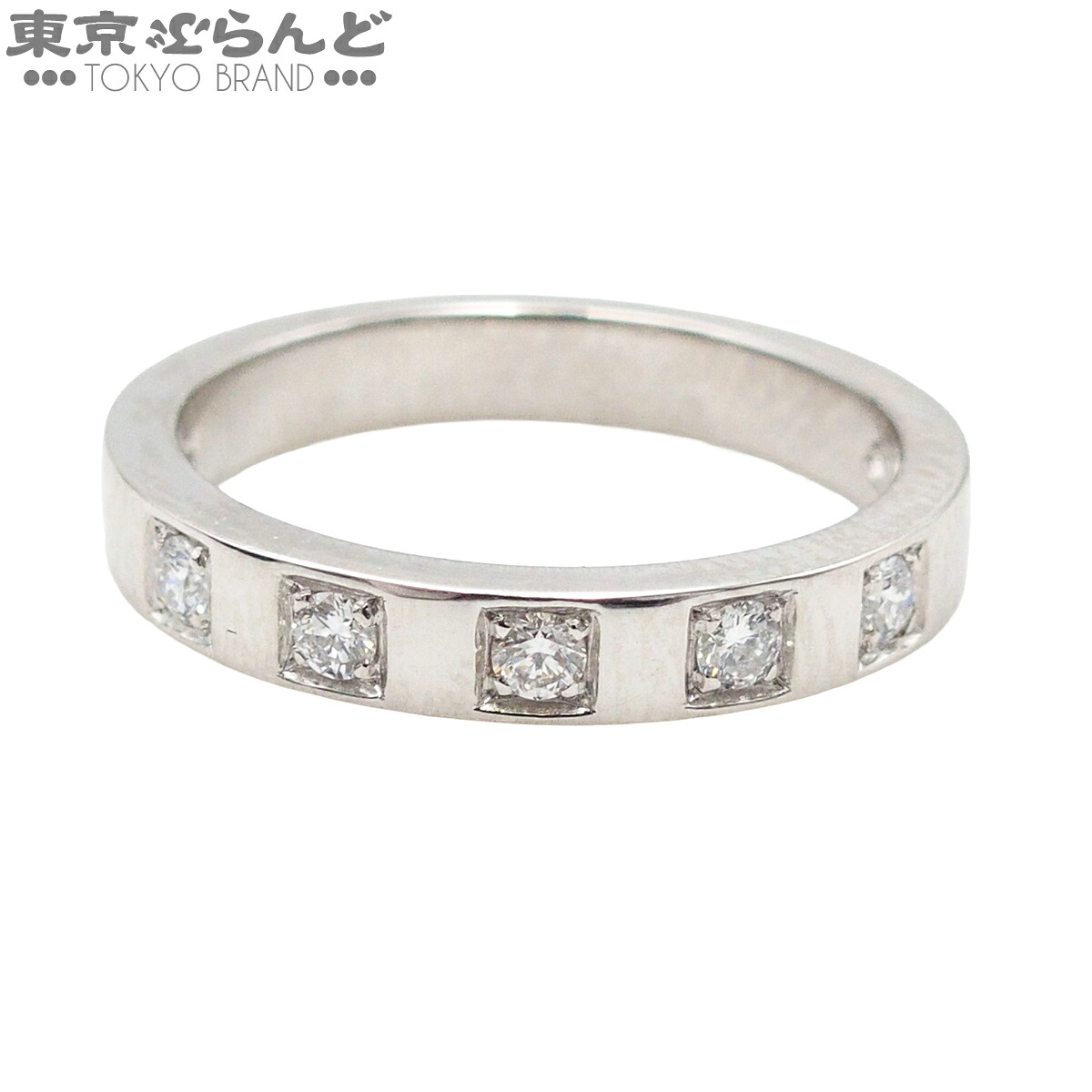 【5%クーポン♪4.4～4.11】【中古】【返品可】ブルガリ BVLGARI マリーミー レディース Pt950 ダイヤモンド 12号相当 リング・指輪 プラチナ 仕上済 [送料無料]【ポイント5倍●4.4～4.11】 101846229 72,600円