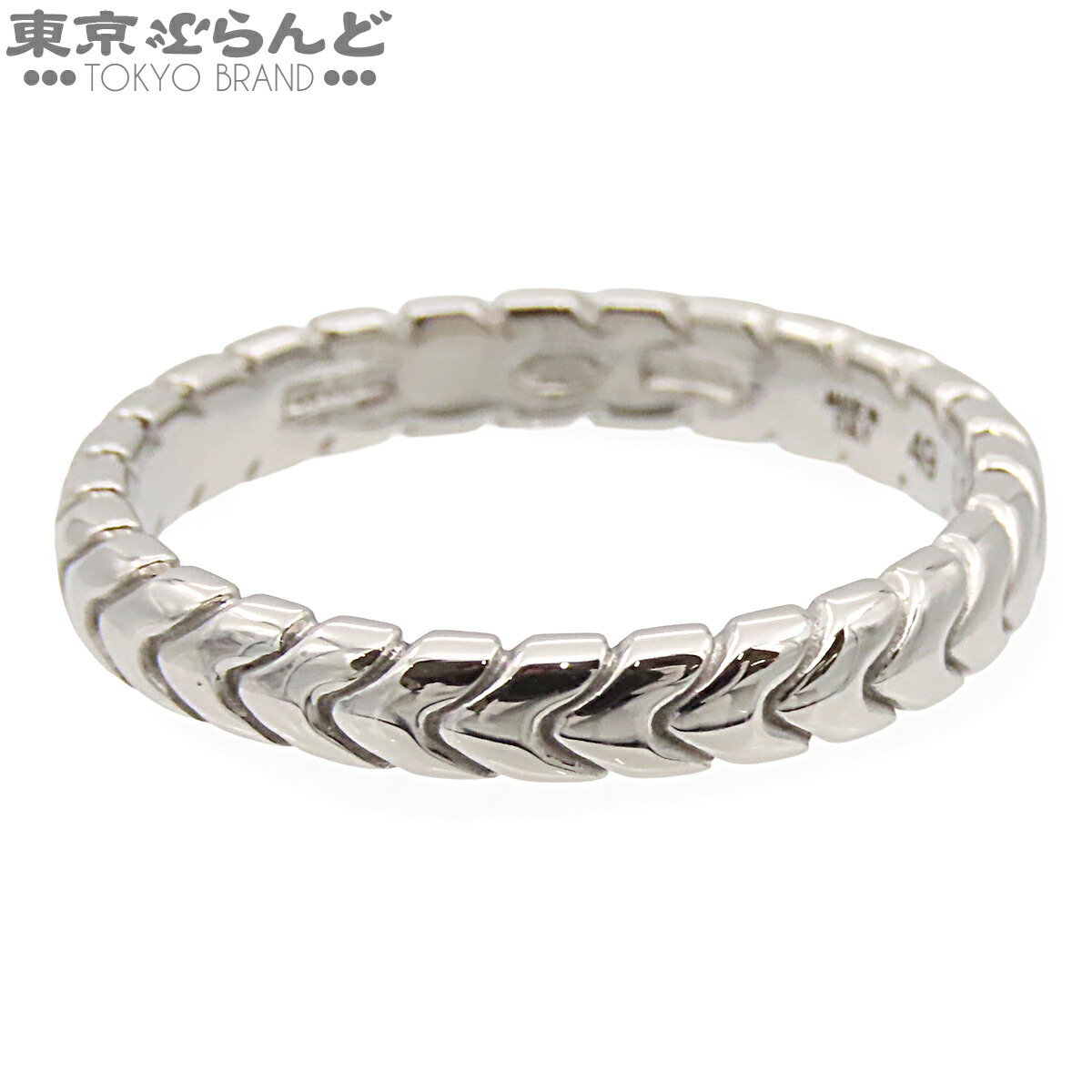 【中古】【返品可】ブル小峡谷 BVLGARI スピガ 輪っか ユニ一発やる Pt950 プラチナ 8.5号好いかげんに 仕上済 [貨物輸送無料]【尖んがり5倍●5.30～6.11 1:59】 101846330