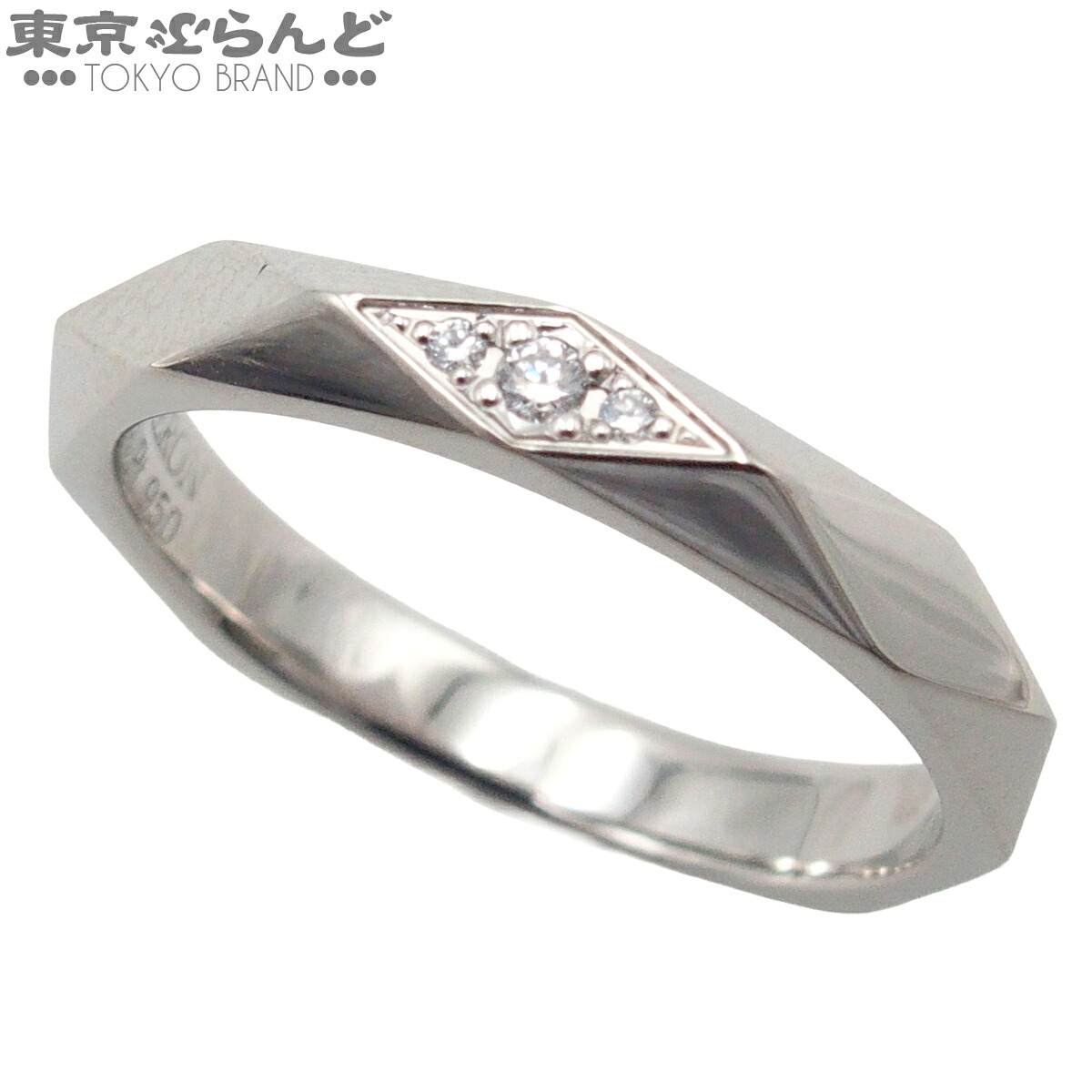 【中古】【返品可】ブシュロン Boucheron ファセット レディース Pt950 ダイヤモンド 9号相当 49 リング・指輪 プラチナ JAL00090 JAL0009049 仕上済 [送料無料]【ポイント5倍●4.6 20時～4.11】 101856930