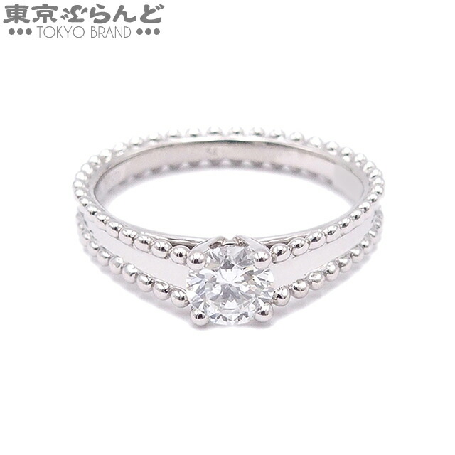 【5%クーポン♪4.4～4.11】【中古】【返品可】ヴァンクリーフ＆アーペル エステル ダイヤモンド リング VCARG29454 プラチナ Pt950 13号相当 0.51ct VVS2 3EX #54 指輪 レディース 仕上済 [送料無料]【ポイント5倍●4.4～4.11】 101794531