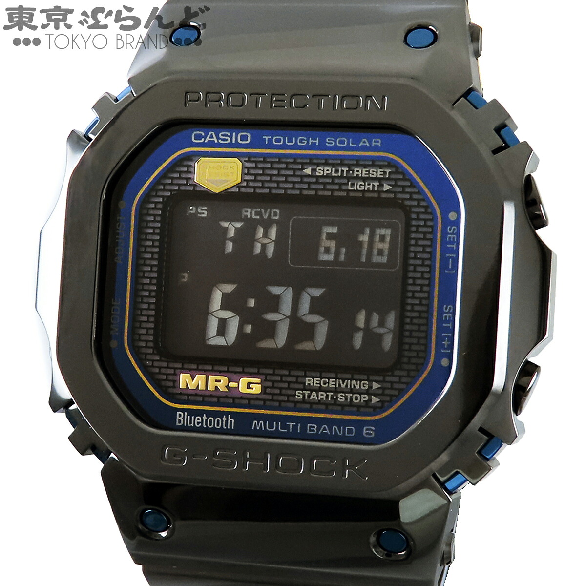 【5%クーポン♪4.14～4.27】【中古】【返品可】カシオ CASIO MR-G G-SHOCK メンズ 腕時計 タフソーラー チタン ブラック MRG-B5000BA-1JR [送料無料] 101842131