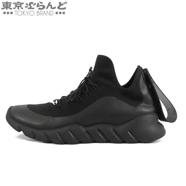 【5%クーポン♪4.6 20時～4.11】【中古】【返品可】【超オススメアイテム！ψ】フェンディ FENDI ニット アッパー スニーカー メンズ ファブリック ラバー ブラック [送料無料]【ポイント5倍●4.6 20時～4.11】pdw 101816332 11,396円
