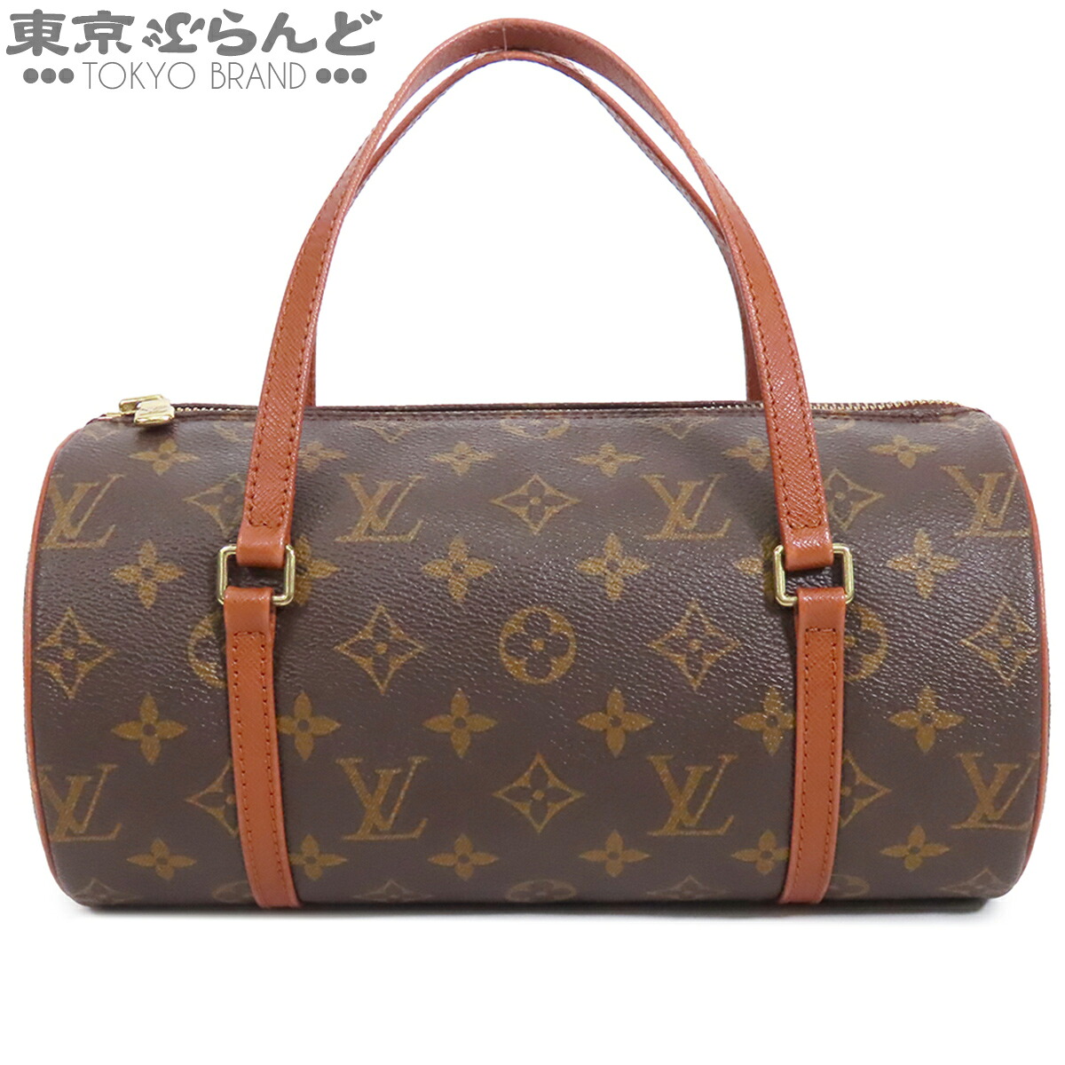 【中古】【返品可】ルイヴィトン LOUIS VUITTON パピヨン 26 レディース ハンドバック モノグラム帆布 赤銅色 M51366 [貨物輸送無料] 101874234