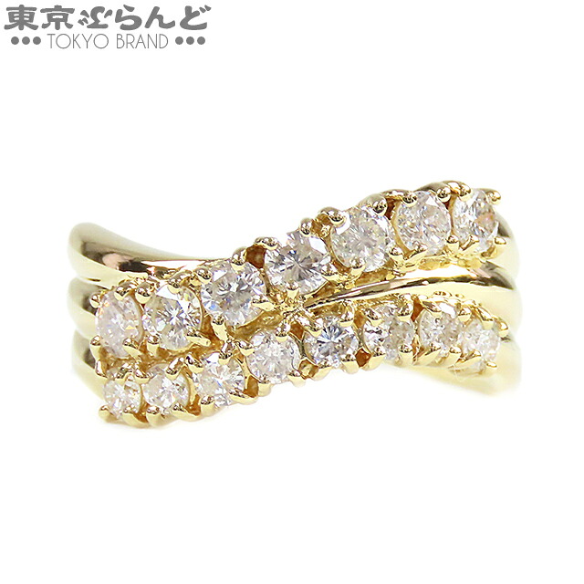 【ソーティング付】【5%クーポン♪4.14～4.27】【中古】【返品可】リング レディース 指輪 K18YG ダイヤモンド 1.00ct 11.5号相当 イエローゴールド 仕上済 [送料無料]【ポイント10倍●4.14～4.27】 802157234