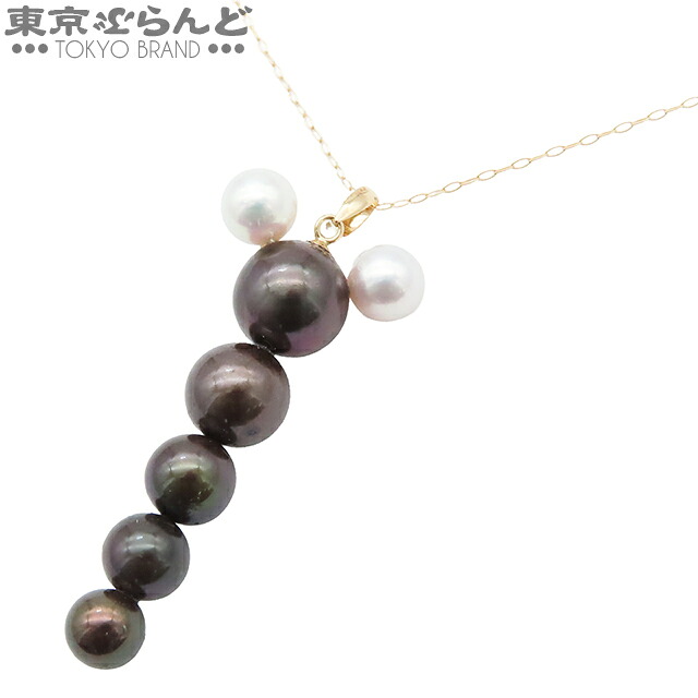 【5%クーポン♪4.4～4.11】【中古】【返品可】あこや 真珠 ネックレス イエローゴールド K18YG パール レディース[送料無料]【ポイント10倍●4.4～4.11】 241100075536
