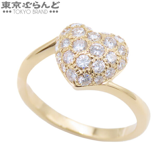 楽天市場】Cartier カルティエ ハートウィズ ダイヤリング 指輪 K18YG
