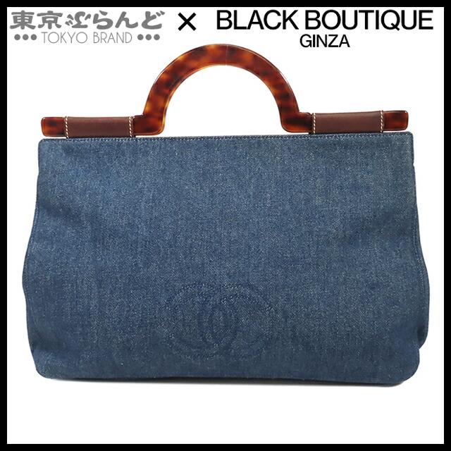美品 BURBERRY ブルーレーベル ハンドバッグ デニム 2way 希少✨美品【バーバリーブルーレーベル】デニムレザーミニ